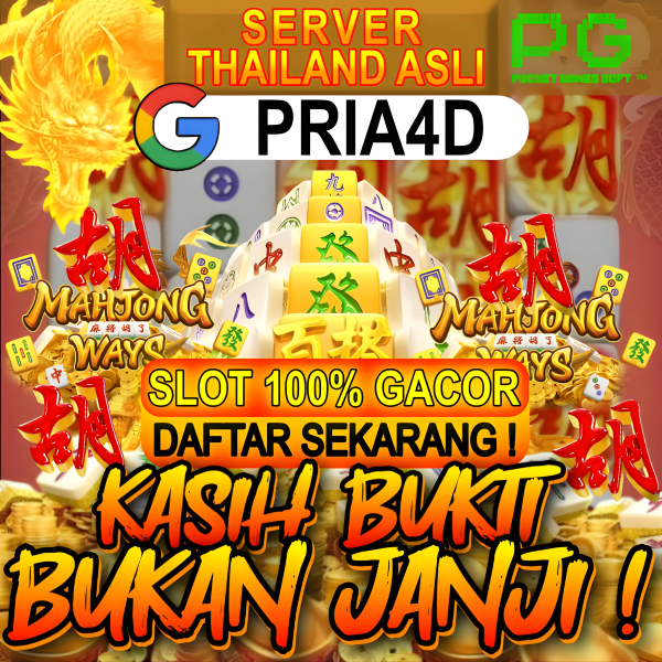 PRIA4D SITUS SLOT GACOR YANG TERKENAL